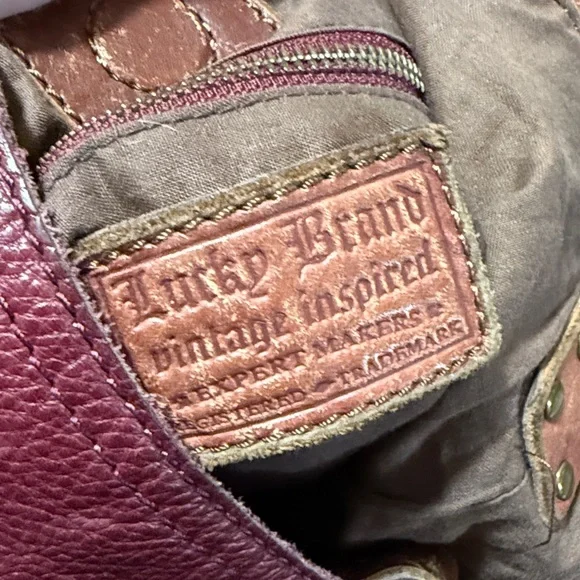 Lucky Brand Whipstitch Slouch Hobo Bag - Picture 6 of 7